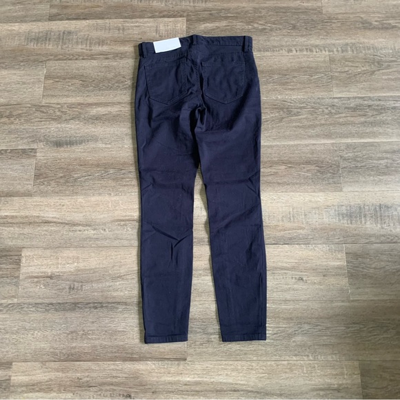 NWT Loft Sailor skinny legging Pants Cotton Blend Double Buttons Blue Size 0 - Picture 5 of 7